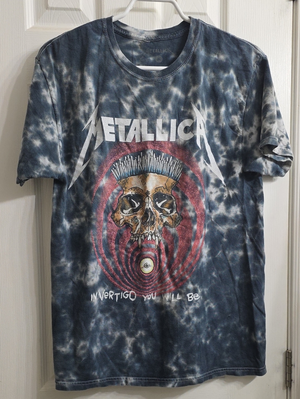 Metallica "In Vertigo You Will Be" Tie-Dye Graphic T-Shirt - Size M